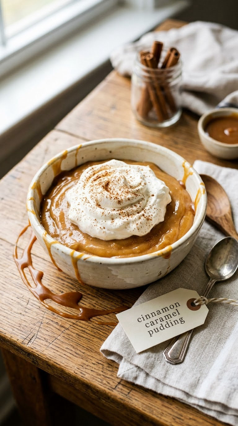 Cinnamon Caramel Pudding