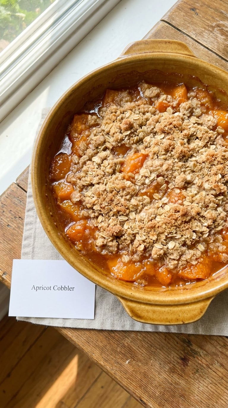 Apricot Cobbler