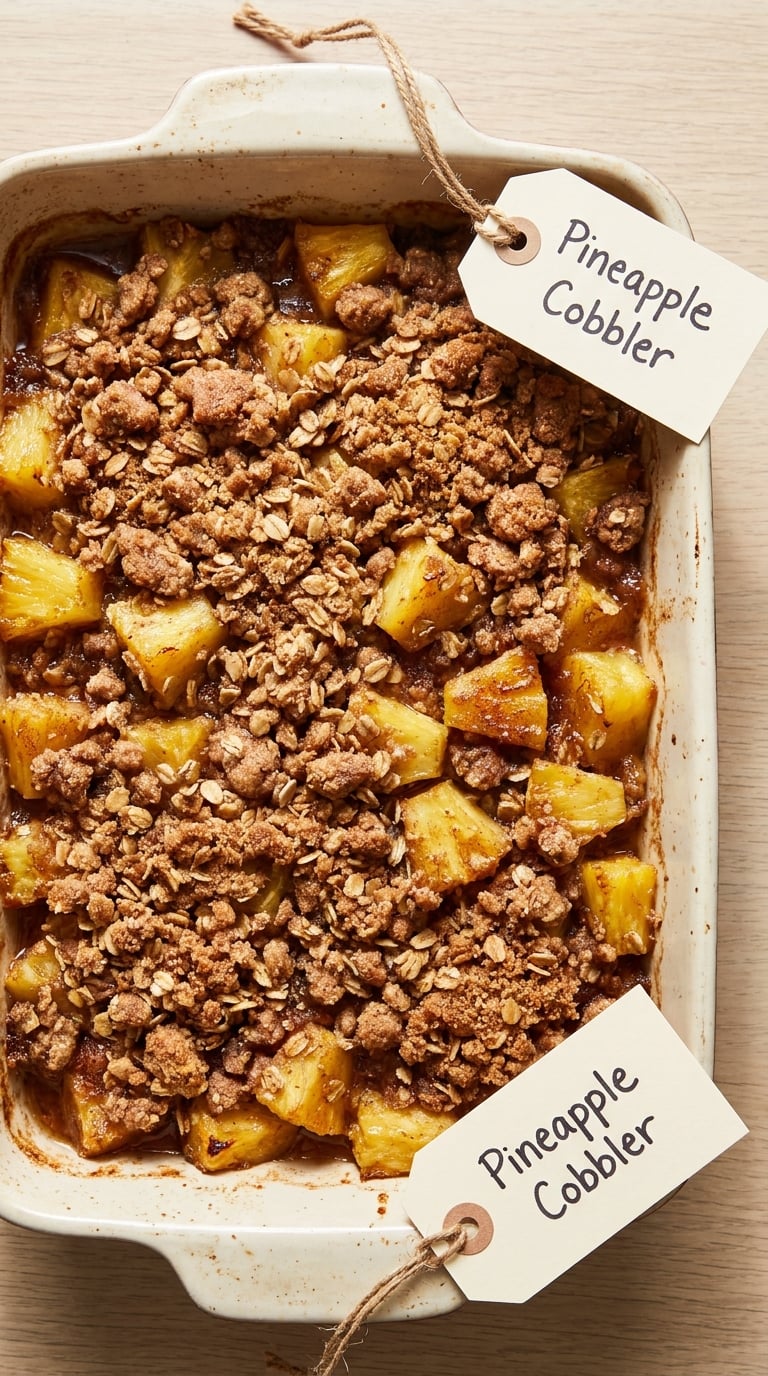 Pineapple Cobbler