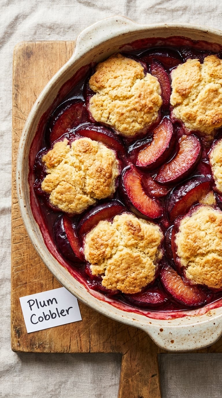 Plum Cobbler