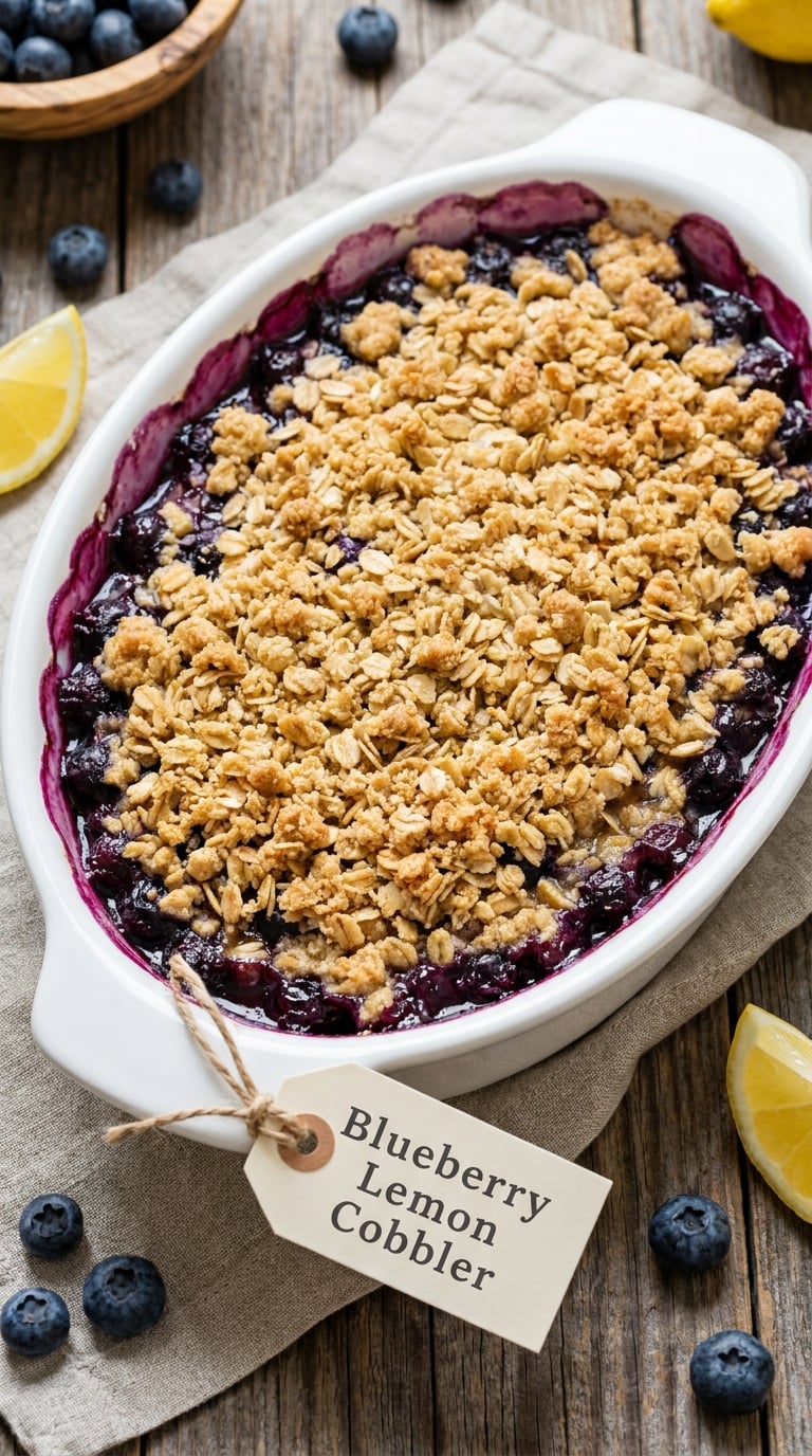 Blueberry Lemon Cobbler