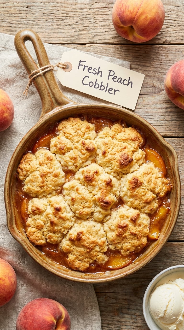 Fresh Peach Cobbler