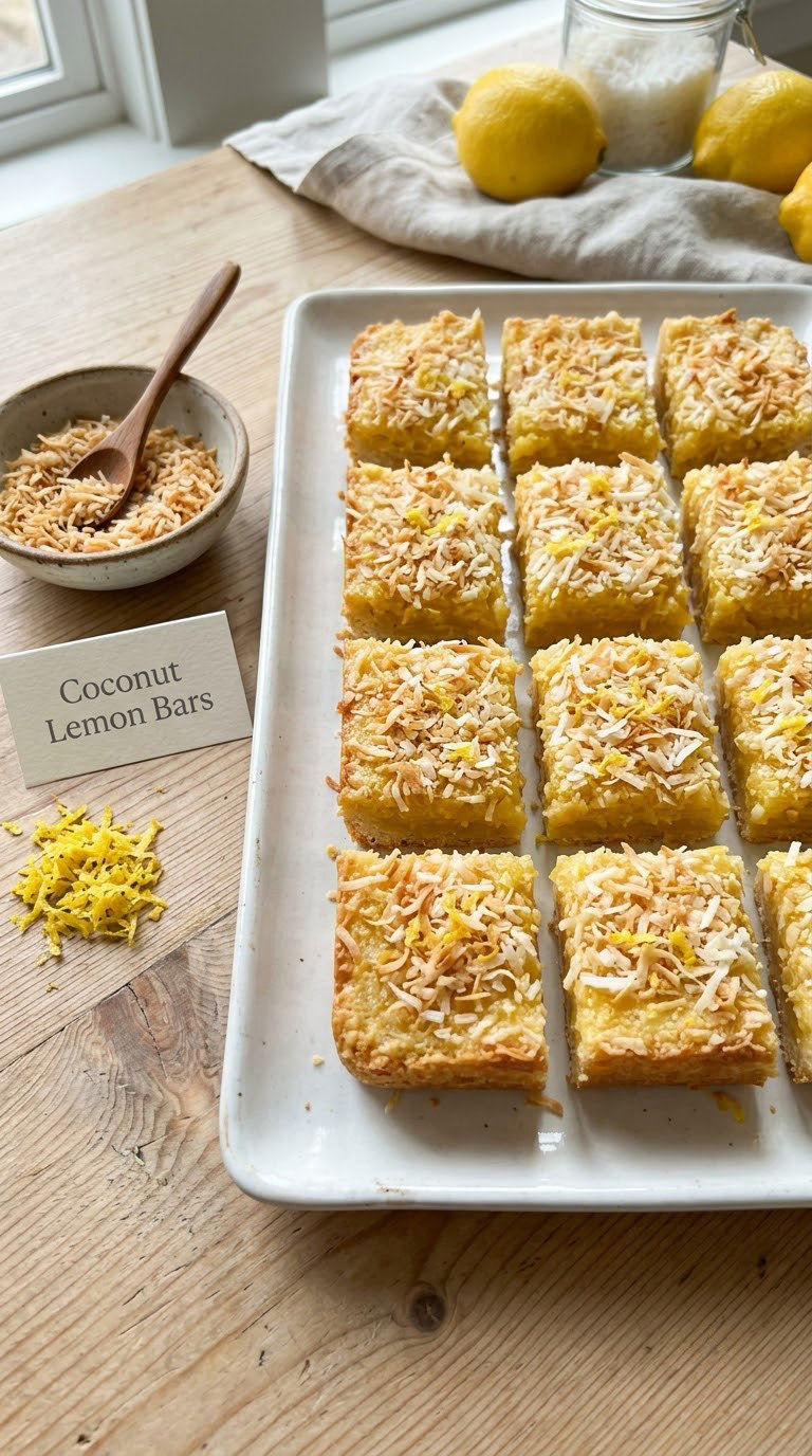 Coconut Lemon Bars