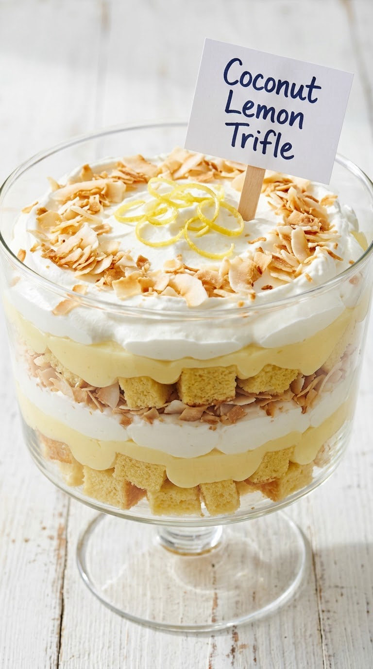 Coconut Lemon Trifle