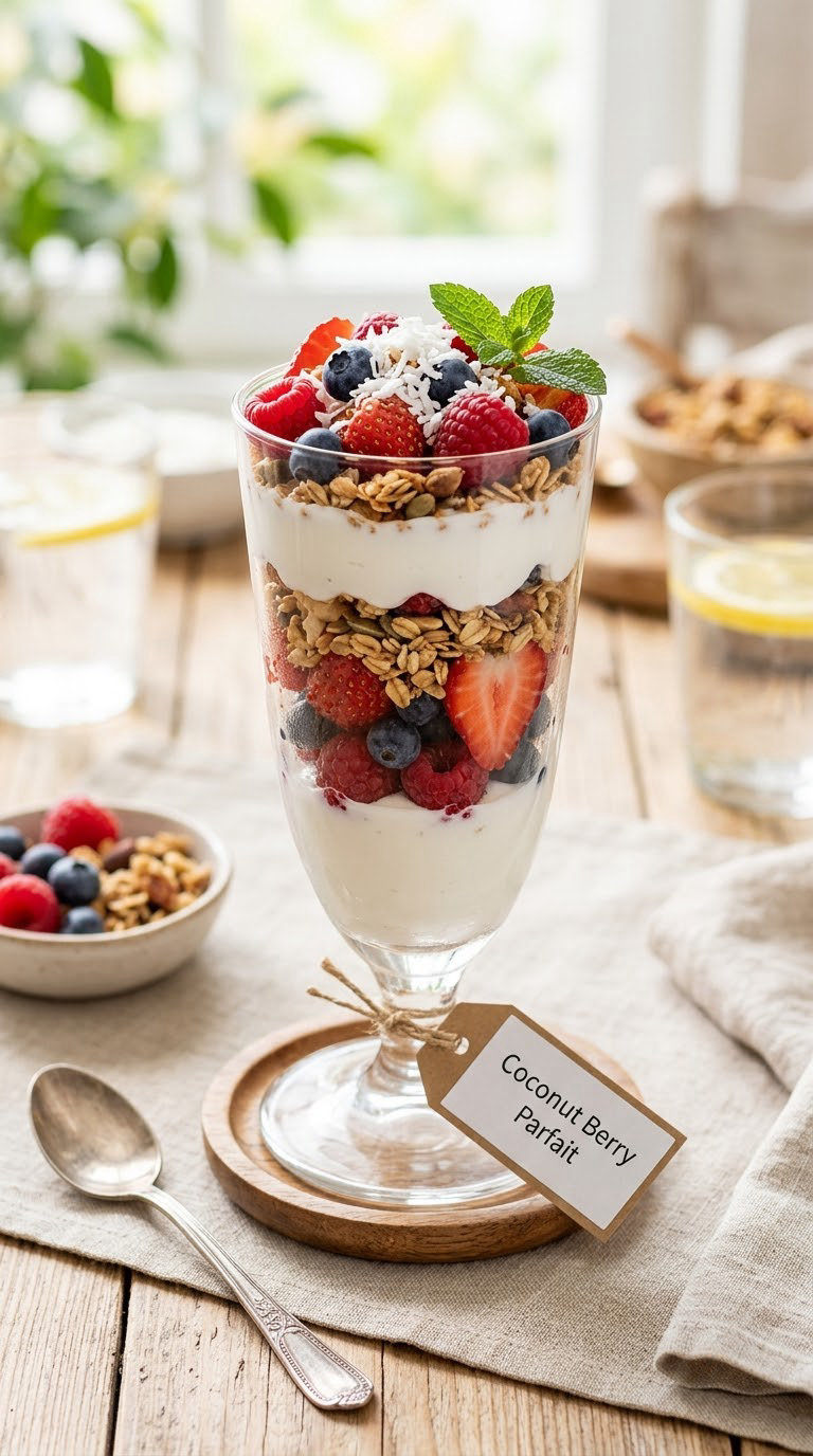 Coconut Berry Parfait