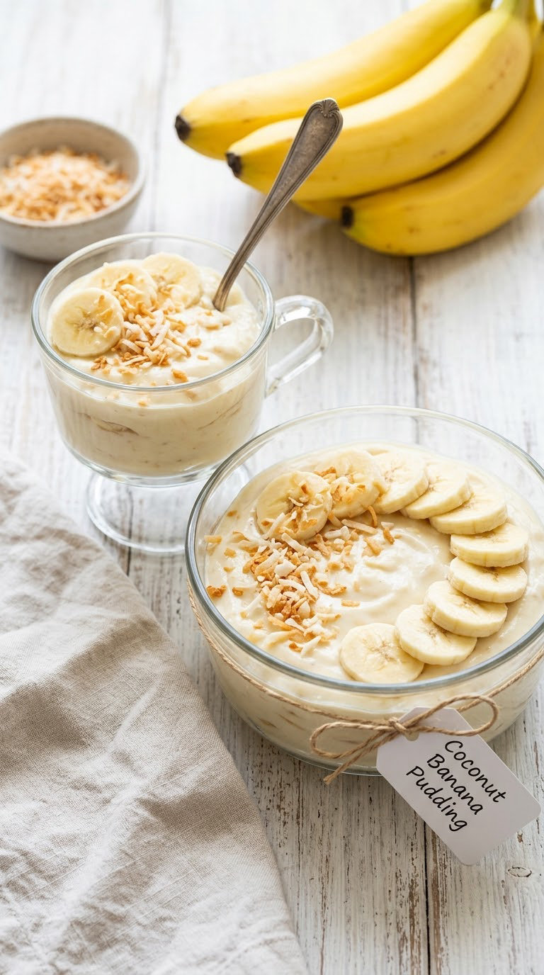 Coconut Banana Pudding