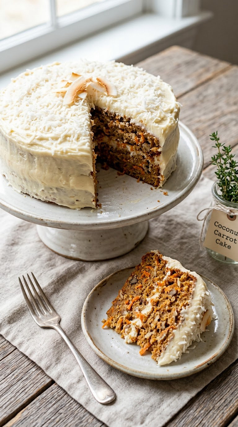 Coconut Carrot Cake