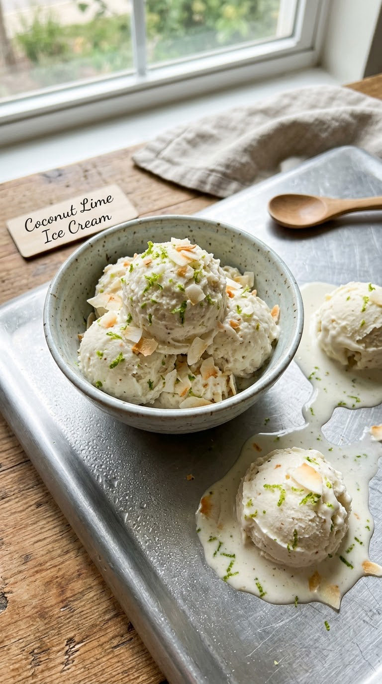 Coconut Lime Ice Cream
