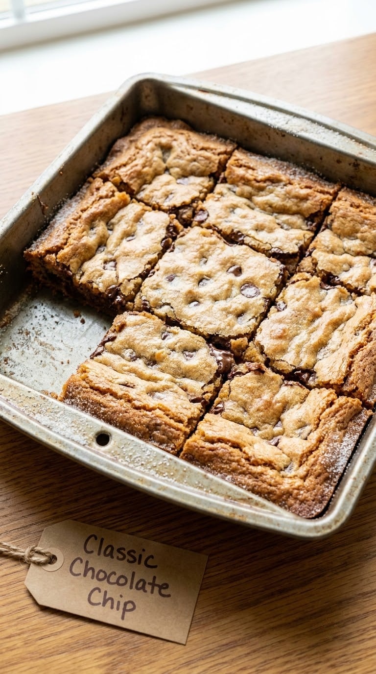 Classic Chocolate Chip Cookie Bars