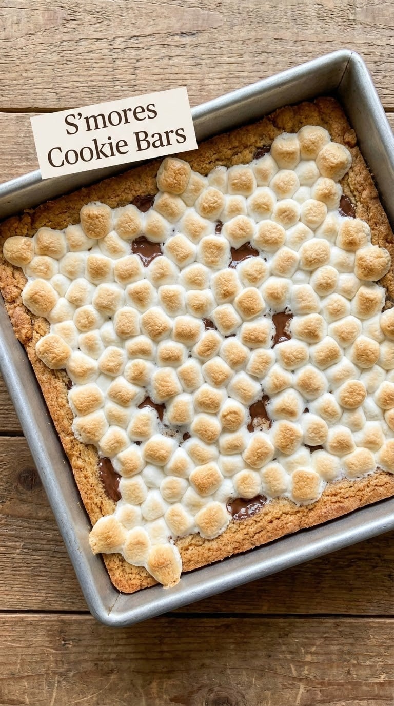 S'mores Cookie Bars
