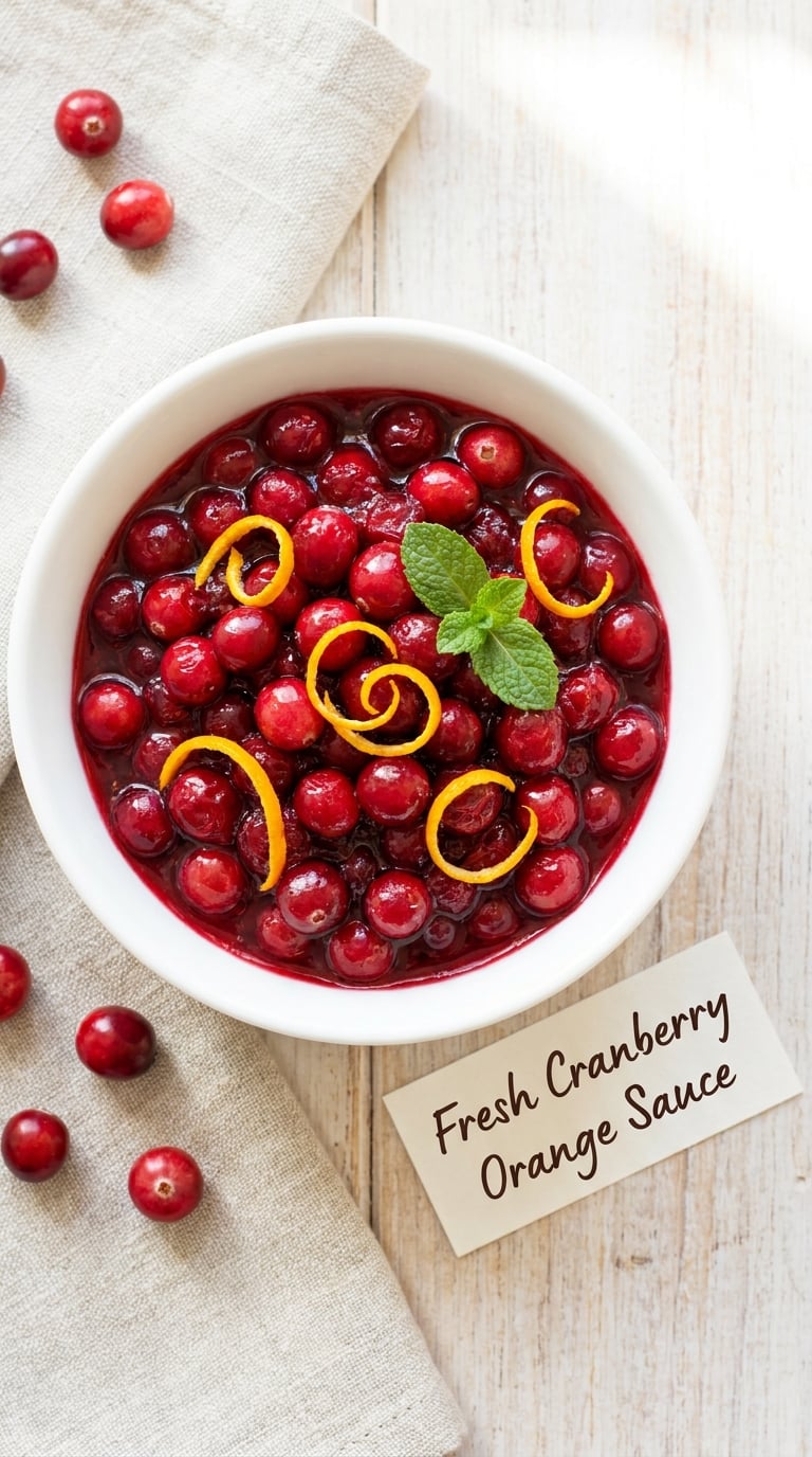 Fresh Cranberry Orange Sauce