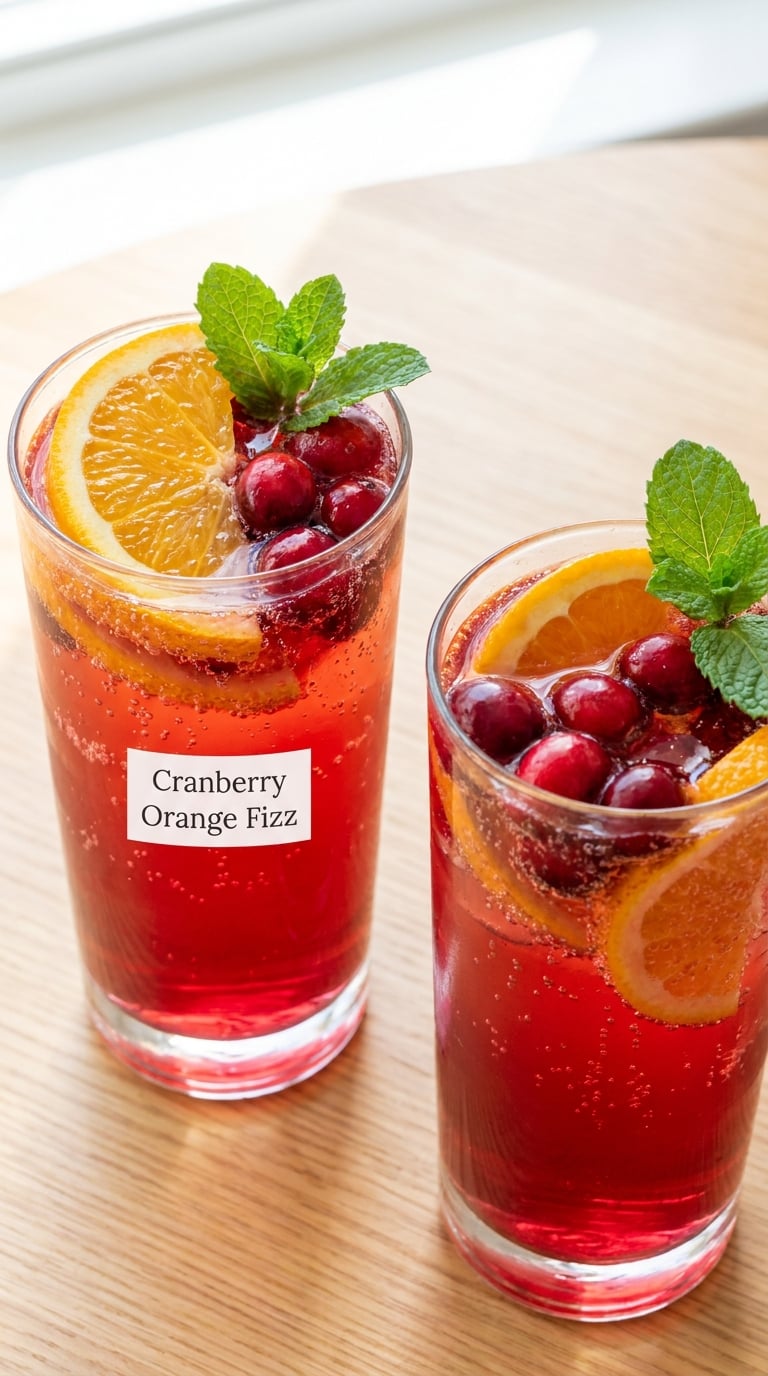 Cranberry Orange Fizz