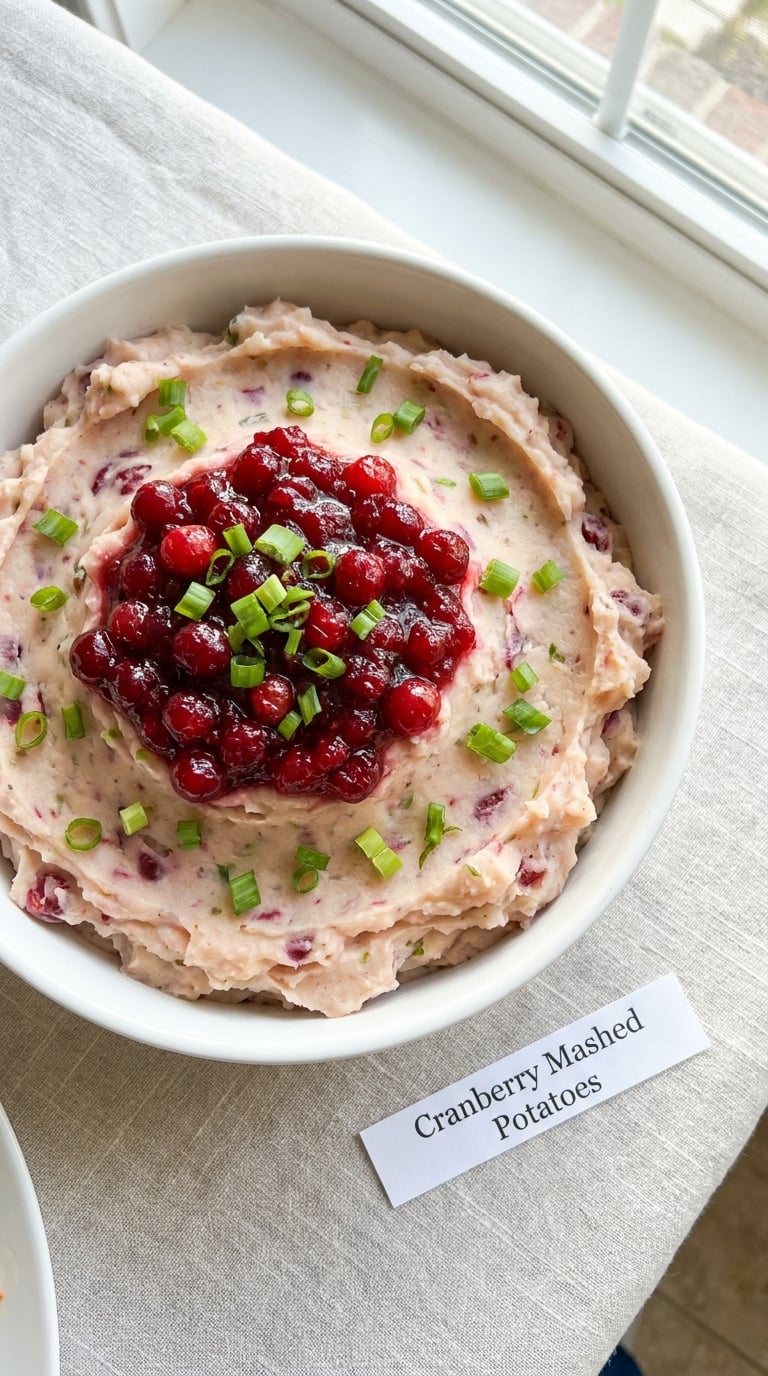 Cranberry Mashed Potatoes