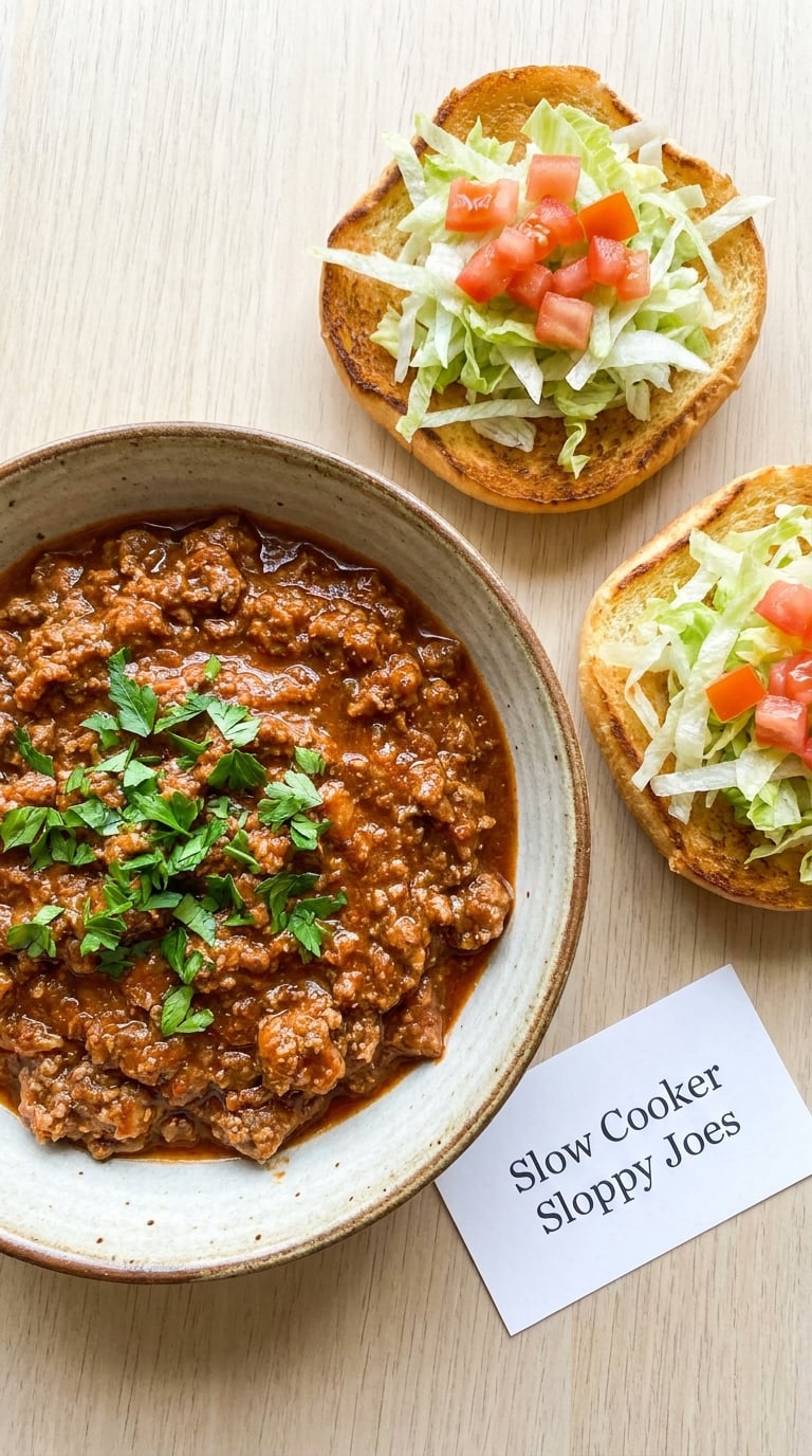 Slow Cooker Sloppy Joes