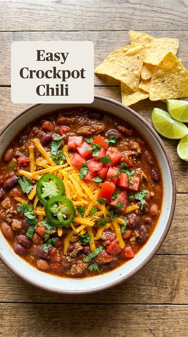 Easy Crockpot Chili