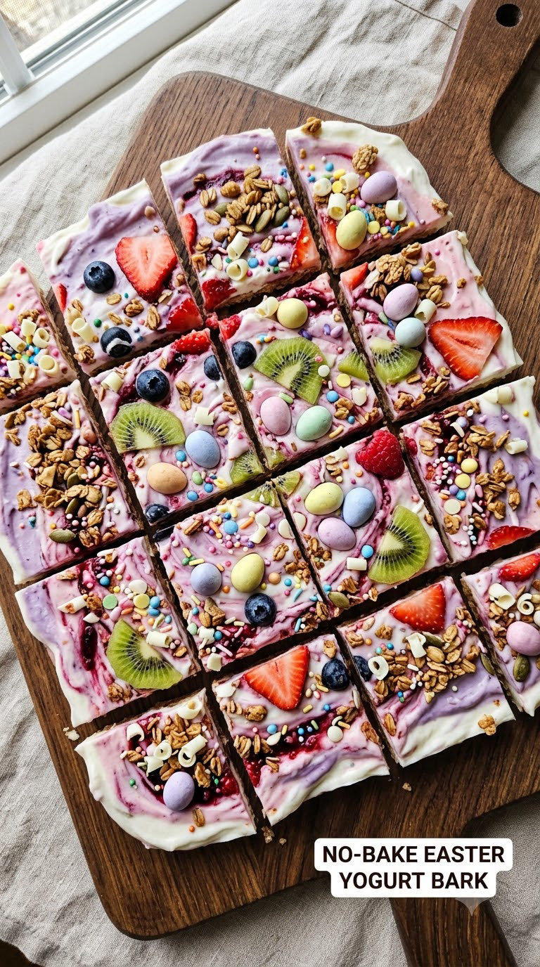 No-Bake Easter Yogurt Bark