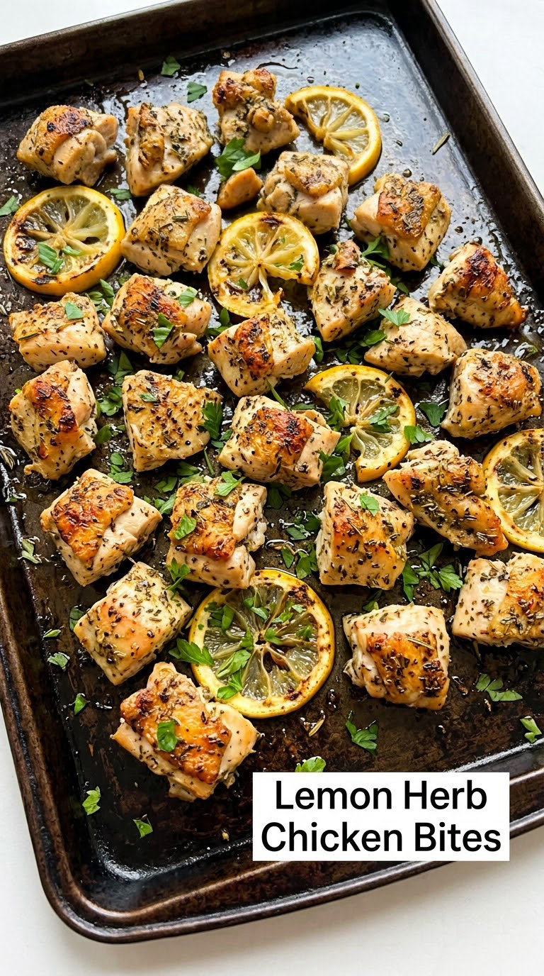 Lemon Herb Chicken Bites