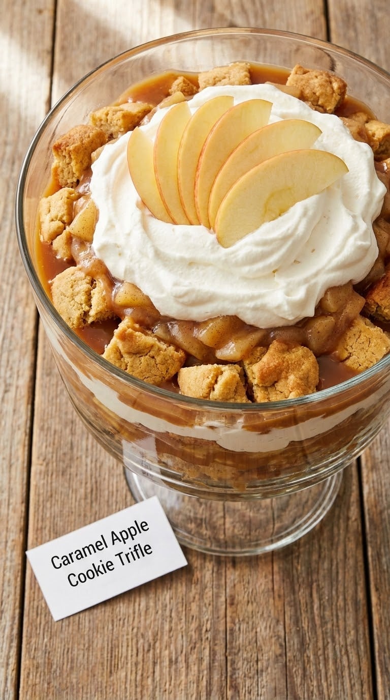 Caramel Apple Cookie Trifle