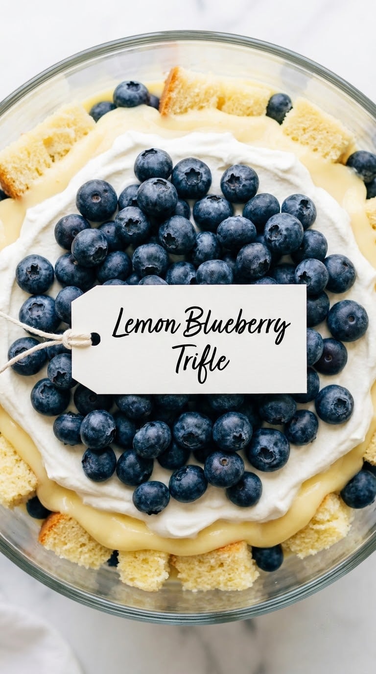 Lemon Blueberry Trifle