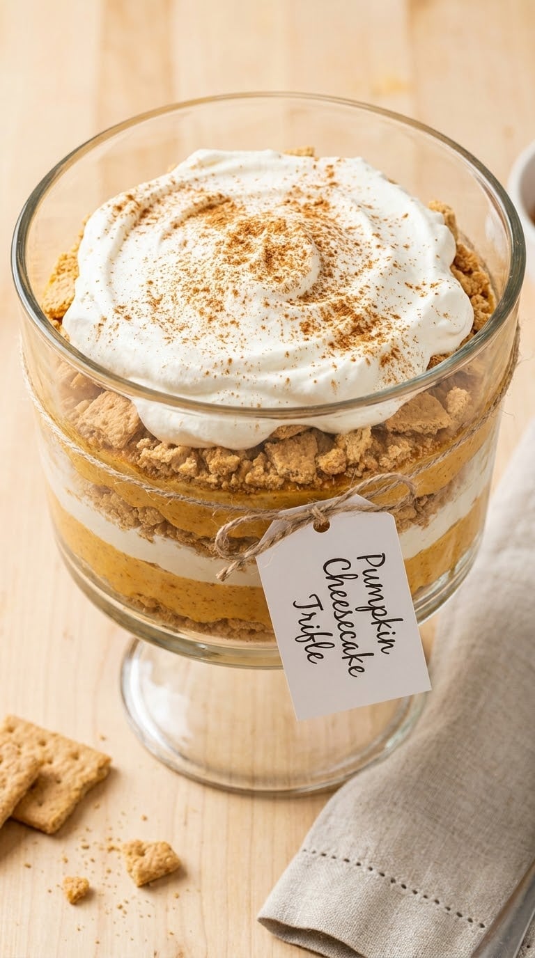 Pumpkin Cheesecake Trifle