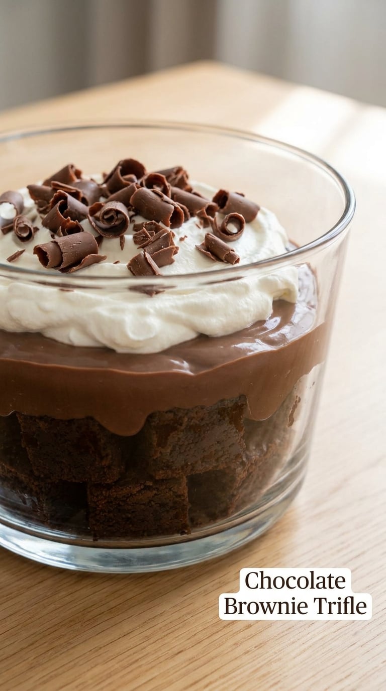 Chocolate Brownie Trifle