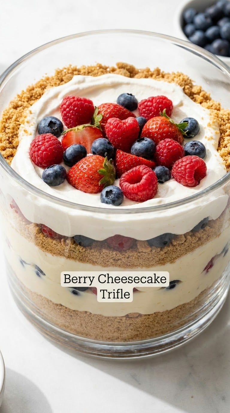 Berry Cheesecake Trifle