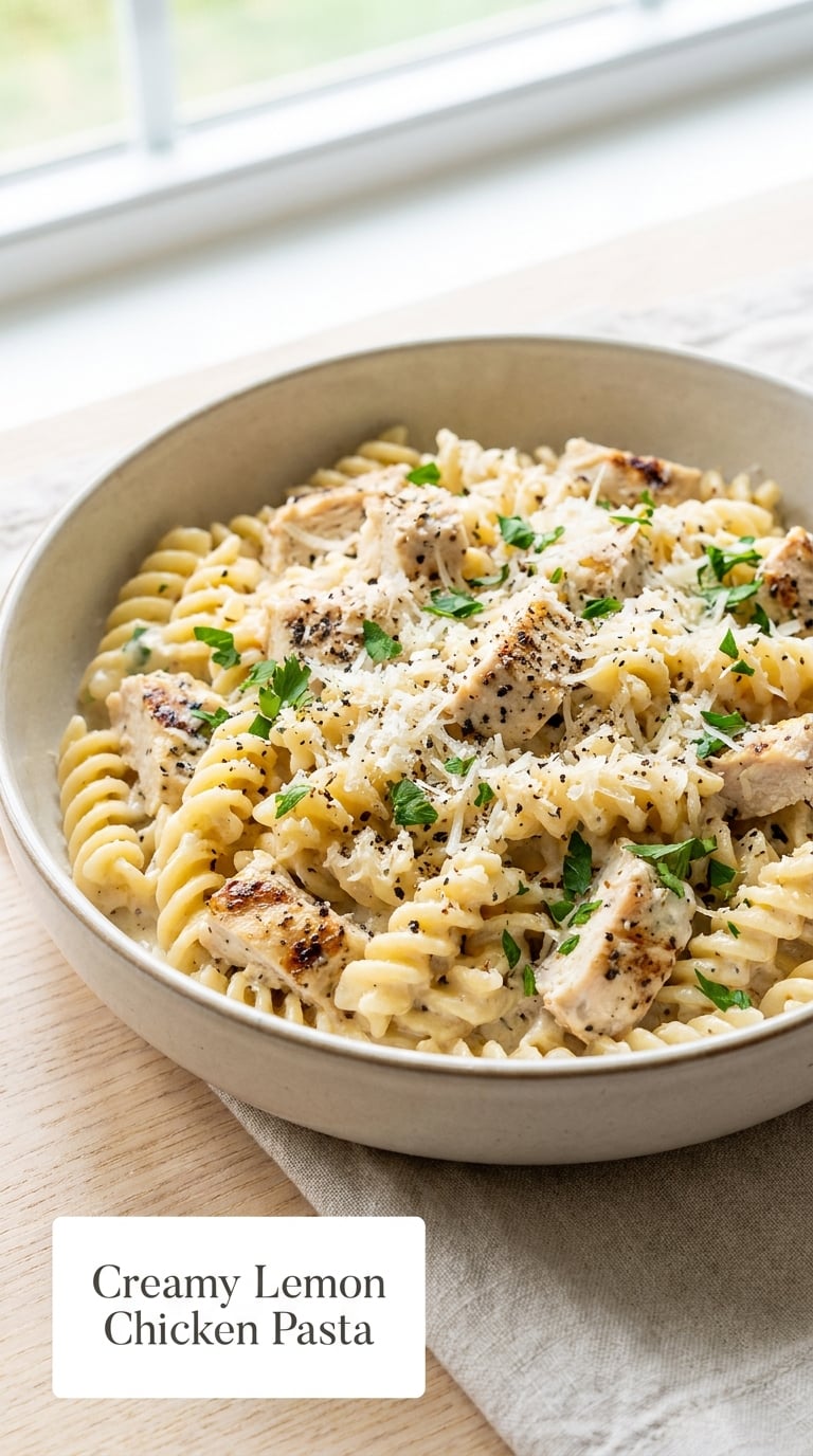 Creamy Lemon Chicken Pasta