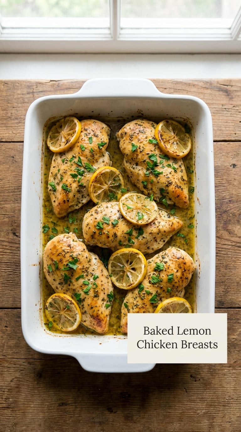 Baked Lemon Chicken Breasts
