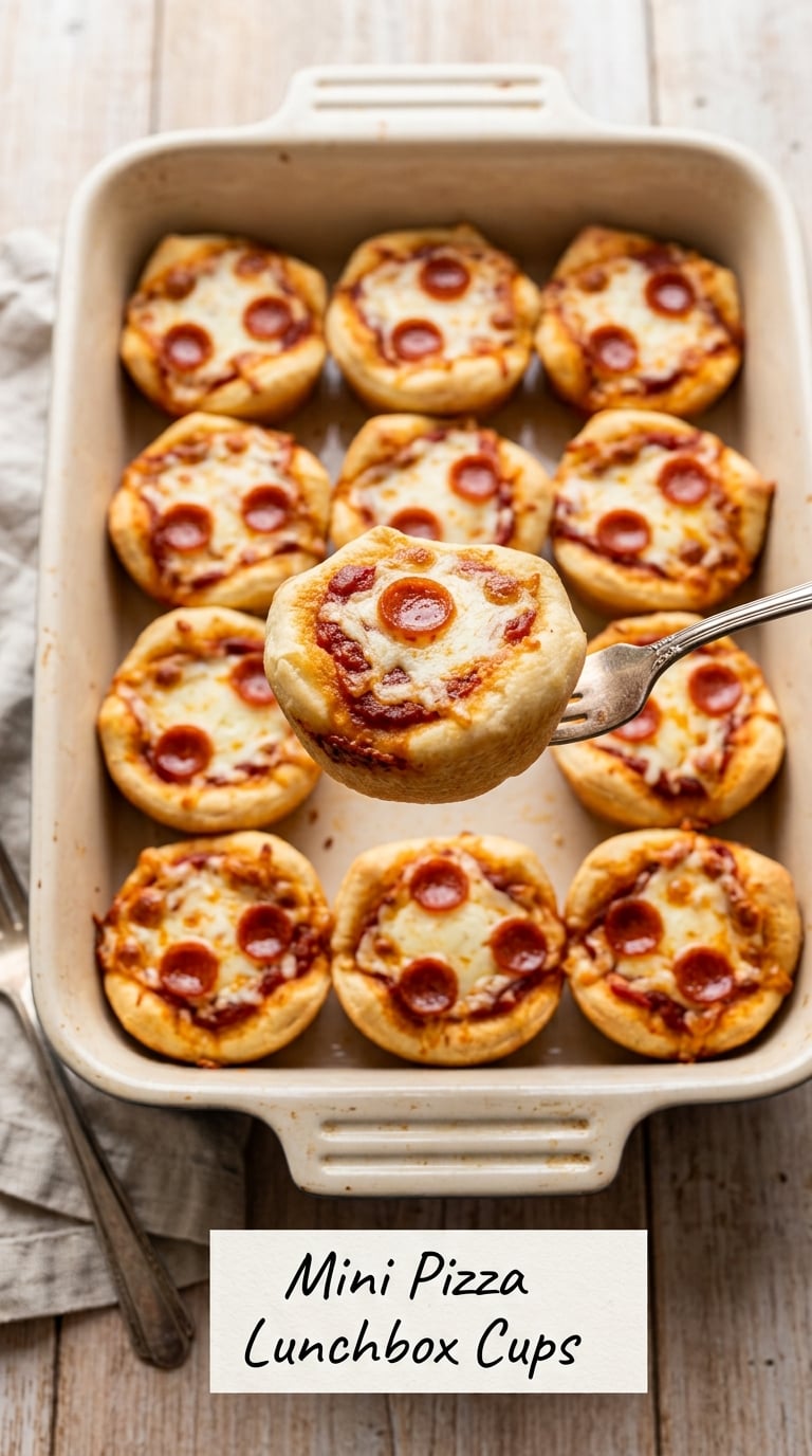 Mini Pizza Lunchbox Cups
