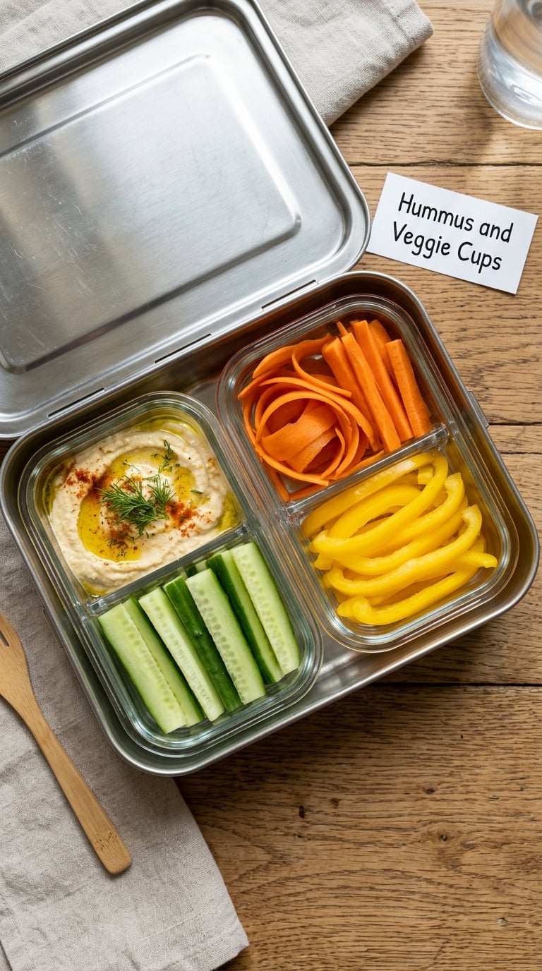 Hummus and Veggie Cups