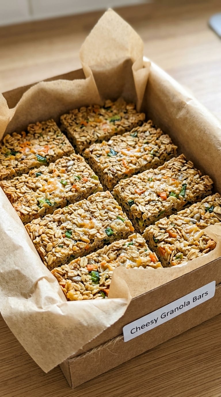 Cheesy Granola Bars