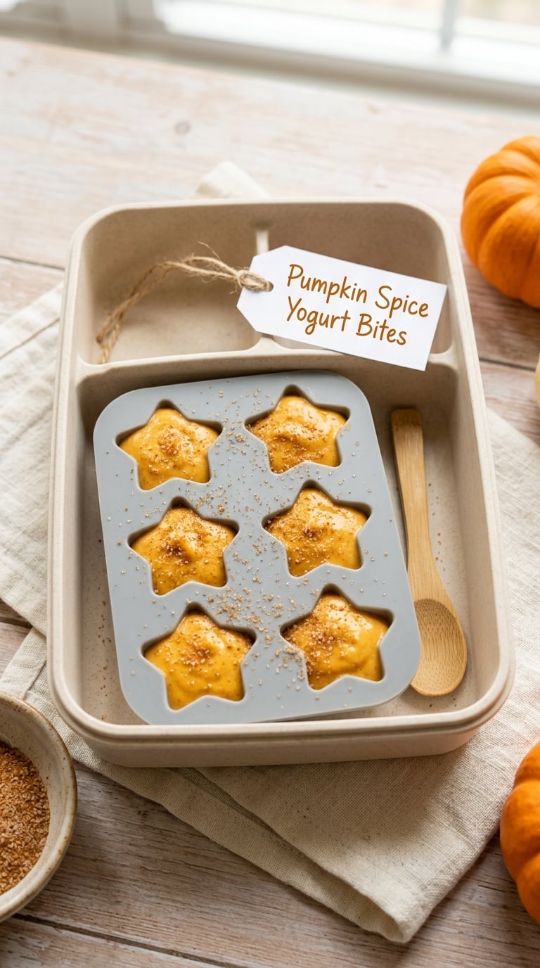 Pumpkin Spice Yogurt Bites