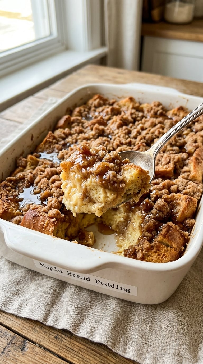 Maple Bread Pudding