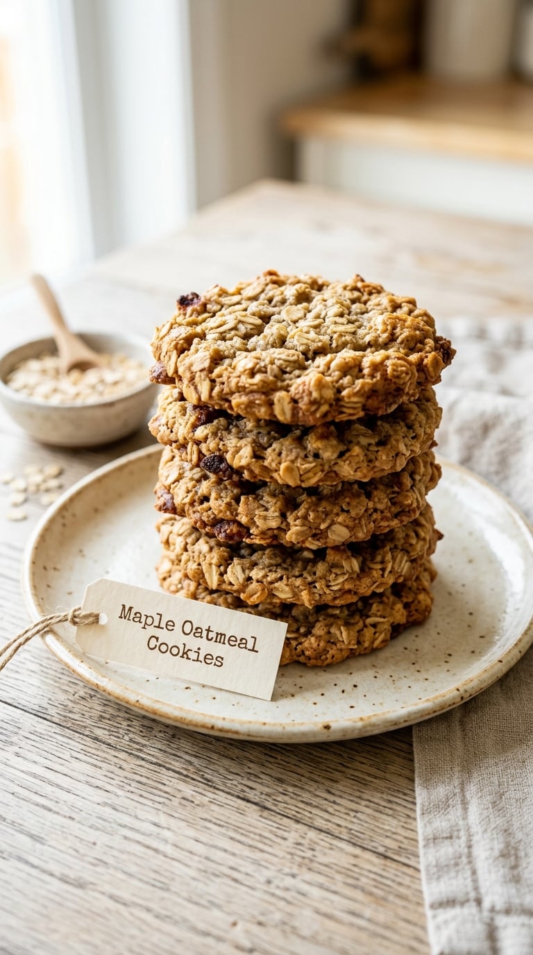 Maple Oatmeal Cookies
