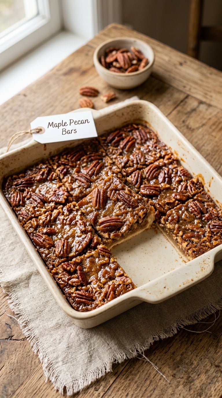 Maple Pecan Bars