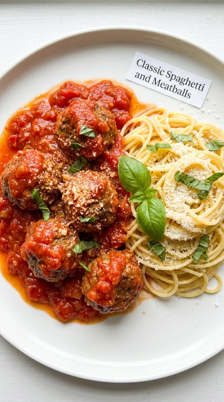 Classic Spaghetti and Meatballs