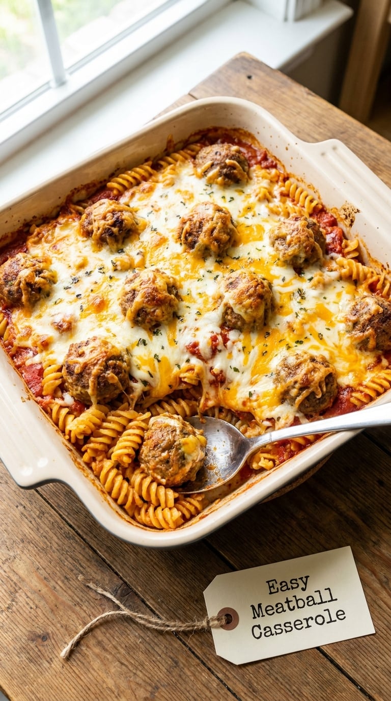 Easy Meatball Casserole