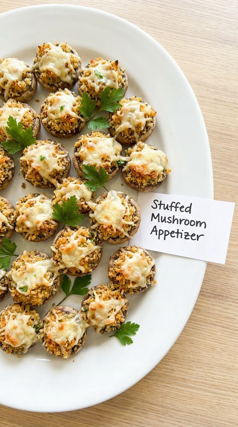 Stuffed Mushroom Appetizer