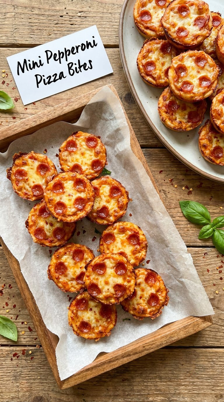 Mini Pepperoni Pizza Bites