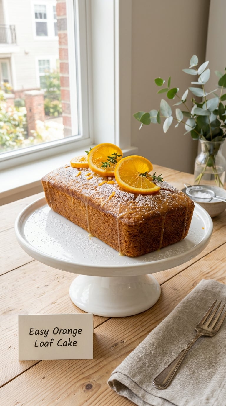 Easy Orange Loaf Cake