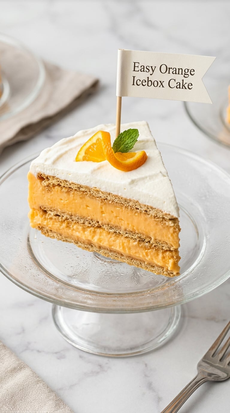 Easy Orange Icebox Cake