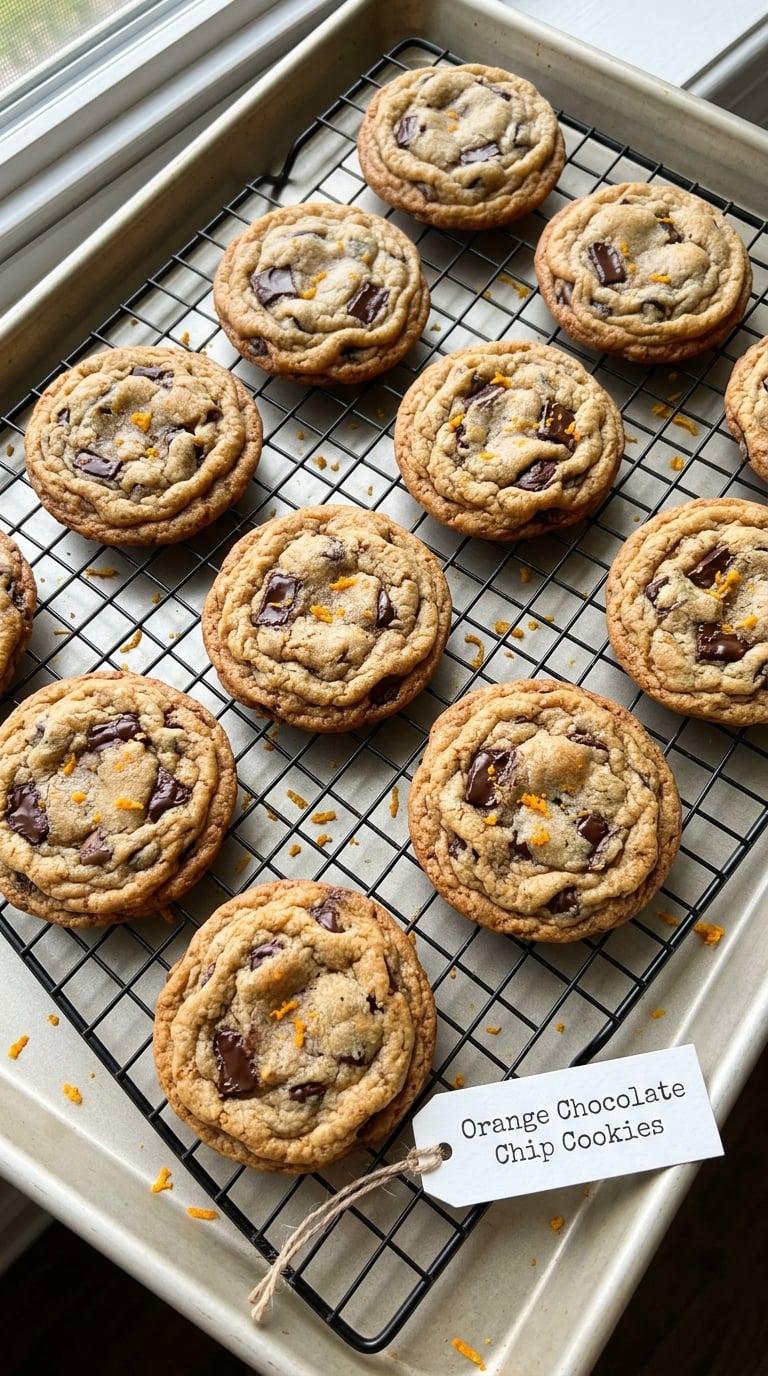 Orange Chocolate Chip Cookies