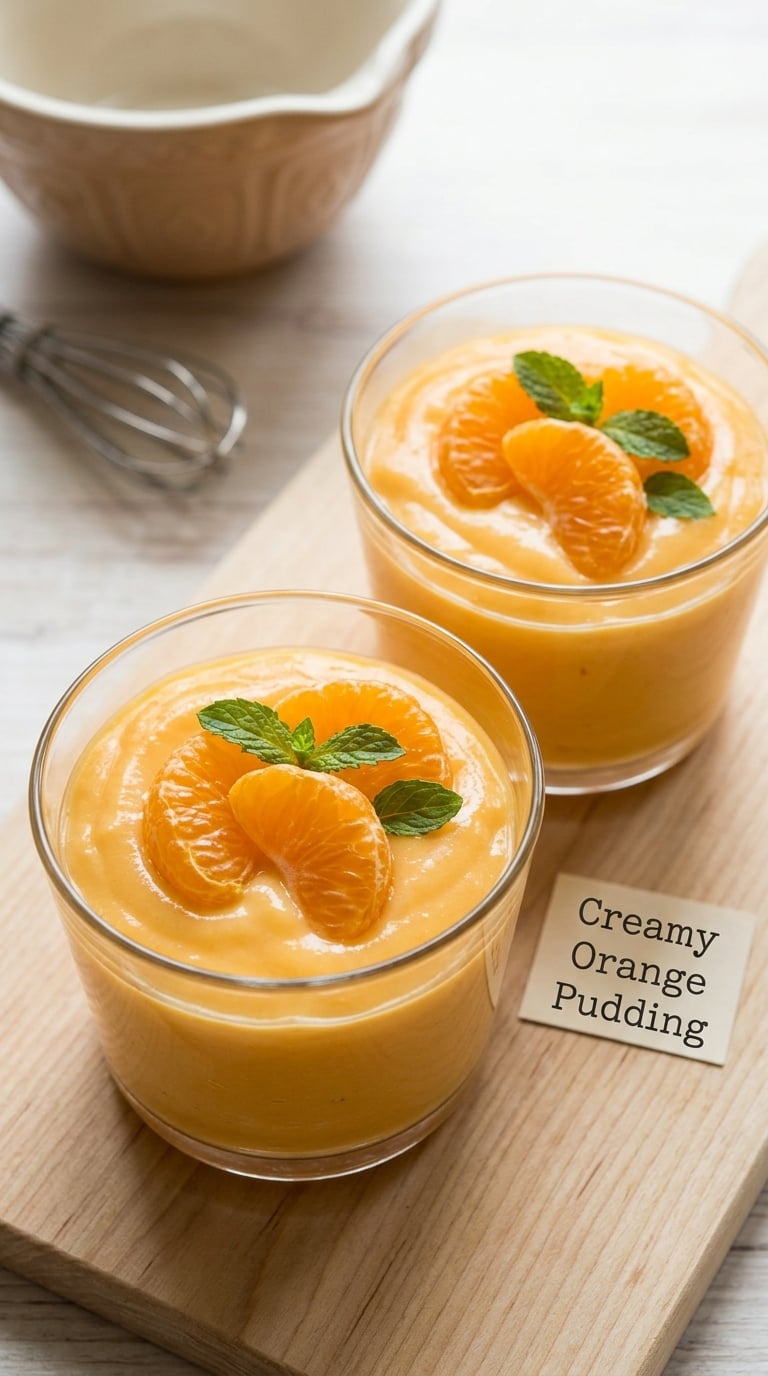 Creamy Orange Pudding