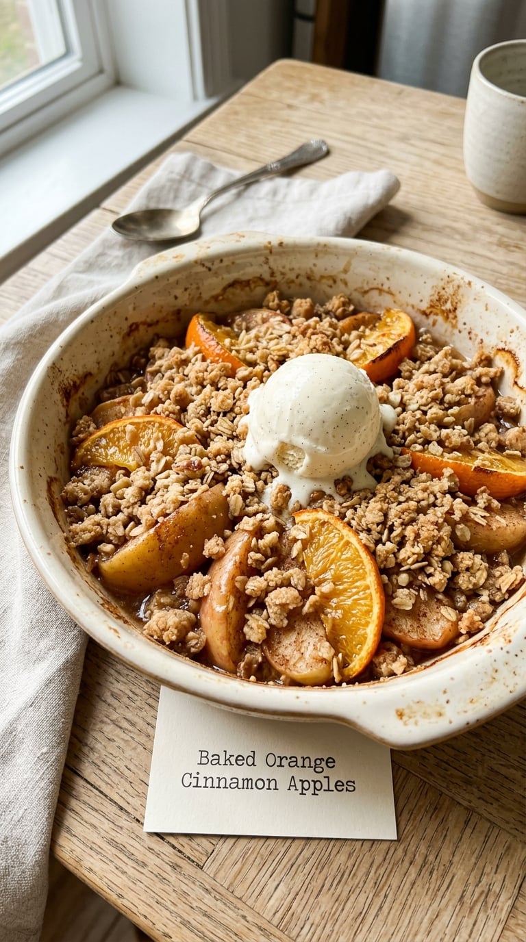 Baked Orange Cinnamon Apples
