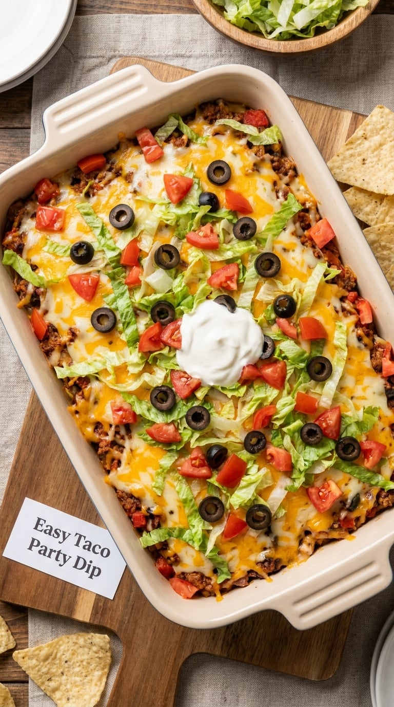 Easy Taco Party Dip