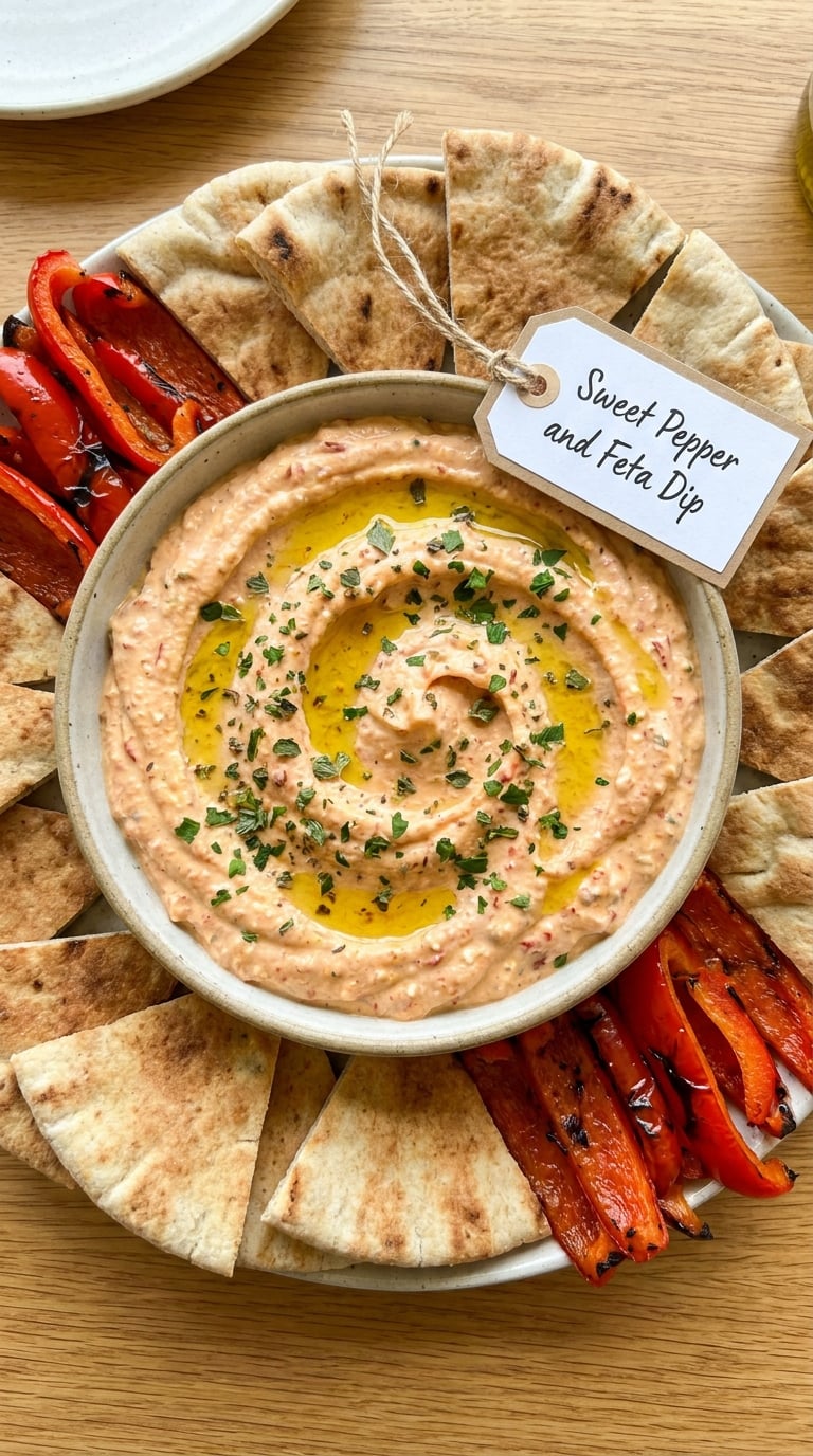 Sweet Pepper and Feta Dip