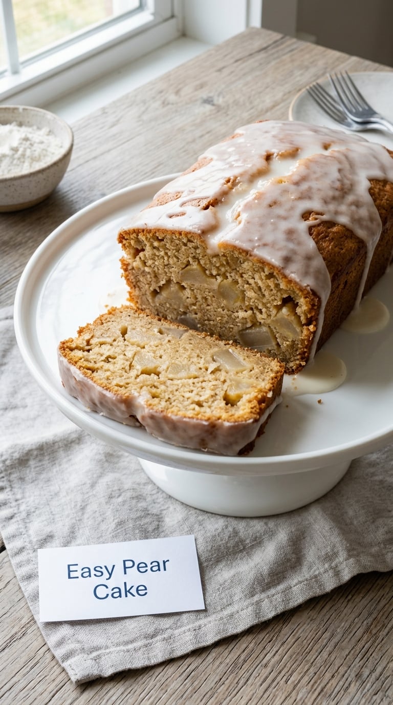 Easy Pear Cake