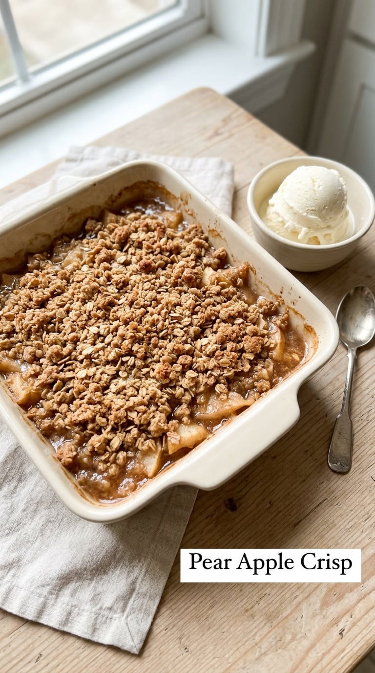 Pear Apple Crisp