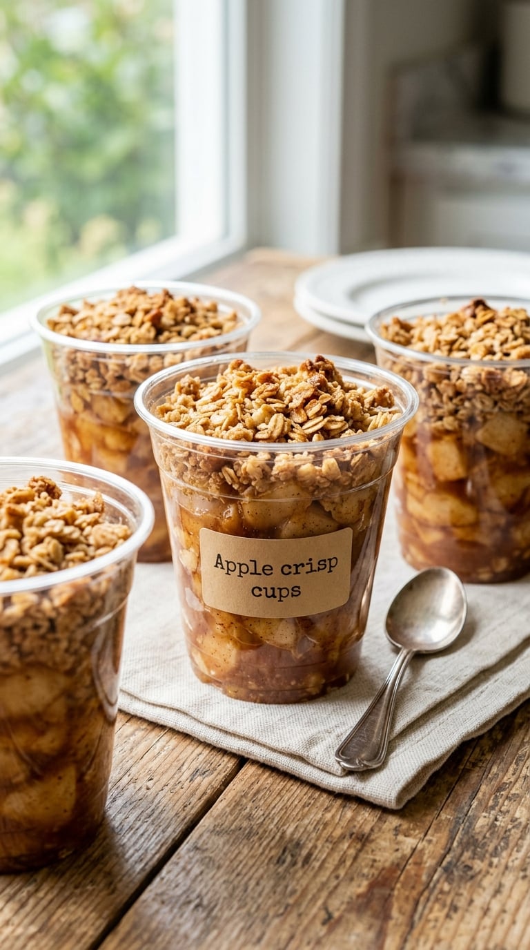 Individual Apple Crisp Cups