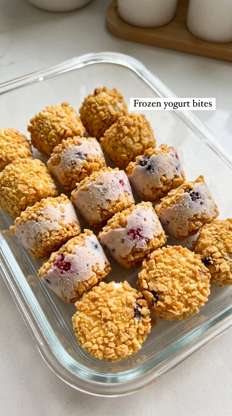 Frozen Yogurt Berry Bites